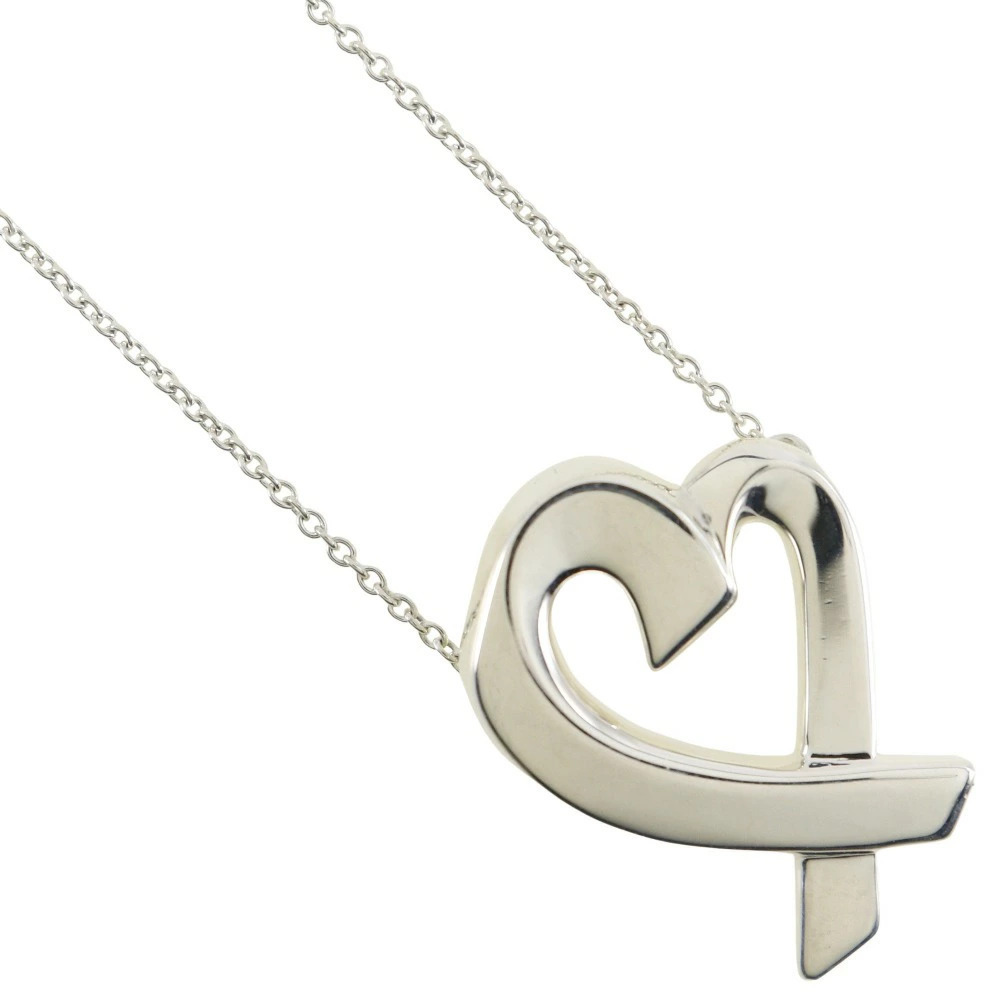Tiffany Co Loving Heart Necklace Paloma Picasso Sterling Silver